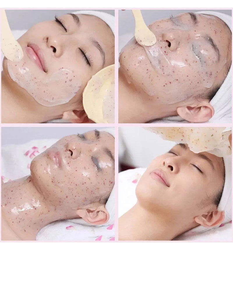 350g Hydrating 24K Gold Soft Mask Powder Rose Petal Crystal Jelly Mask Powder  Skin Care Dropshipping