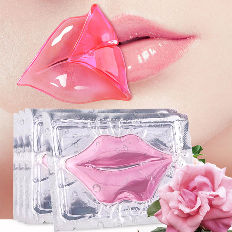 20pcs Crystal Collagen Lip Patches Moisturizing Brightening Nourishing Lip Mask Lips Care Labial Masks Lips Plumper Gel Pads