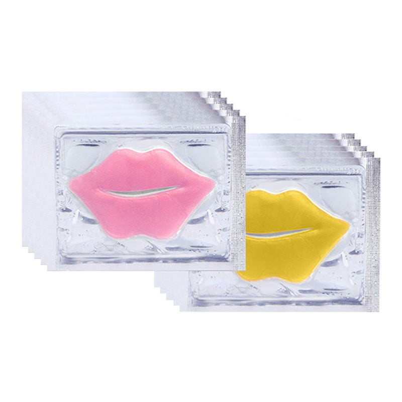 20pcs Crystal Collagen Lip Patches Moisturizing Brightening Nourishing Lip Mask Lips Care Labial Masks Lips Plumper Gel Pads